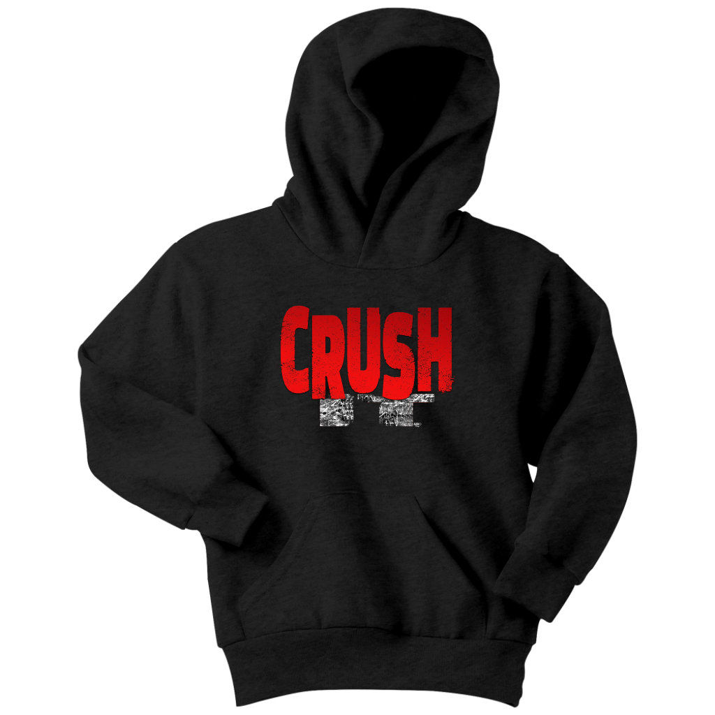Crush It Motivational Youth Hoodie - Audio Swag