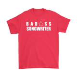 Bad@ss SongWriter Mens T-shirt - Audio Swag