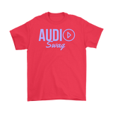 Audio Swag Lavender Logo Mens T-shirt - Audio Swag