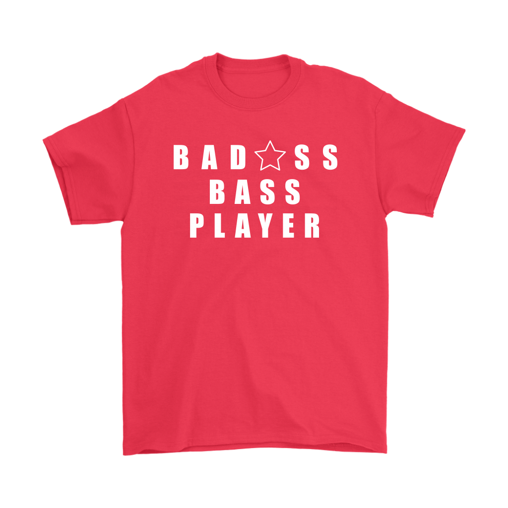 Bad@ss Bass Player Mens Tee - Audio Swag