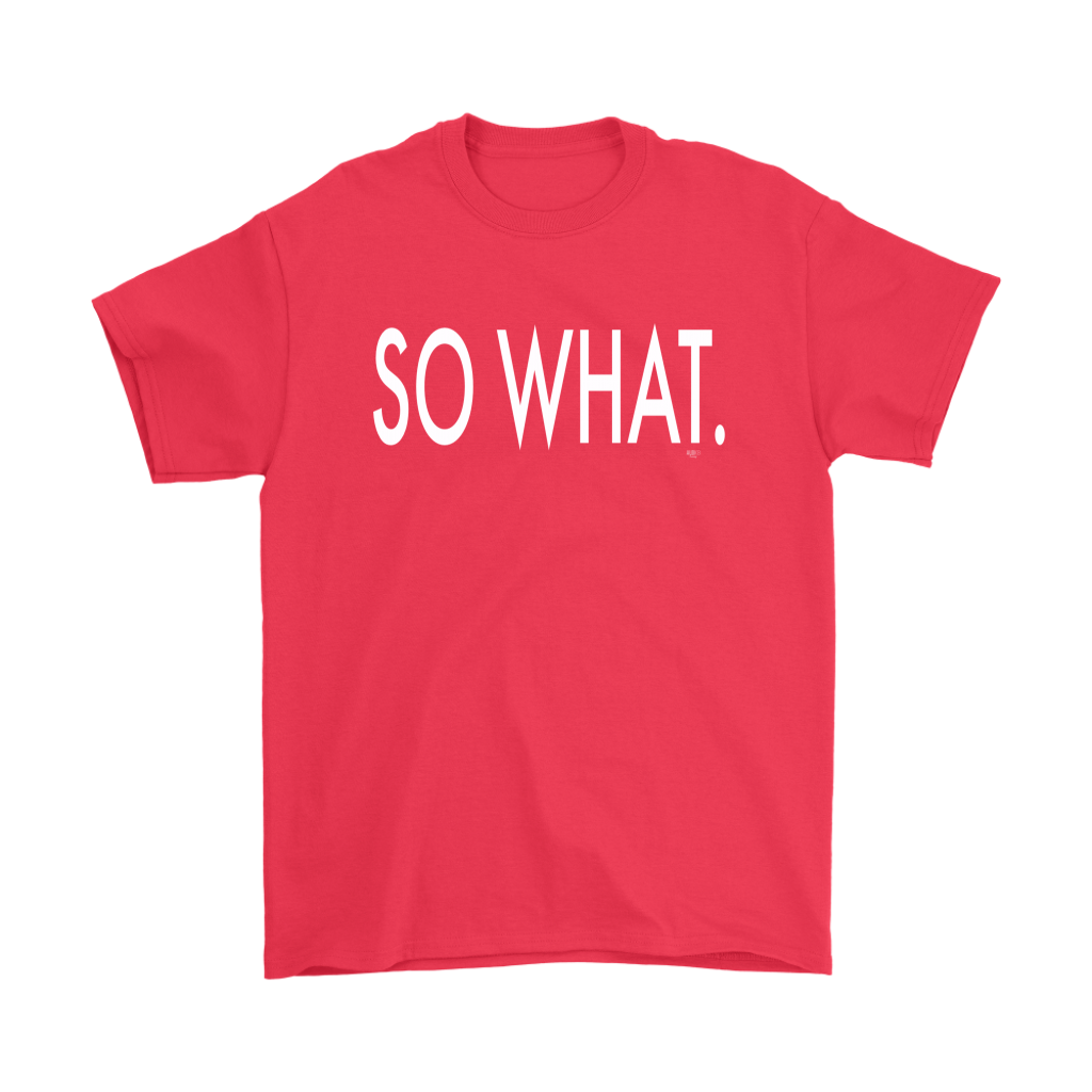 So What Statement Mens Tee - Audio Swag