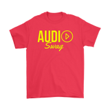 Audio Swag Yellow Logo Mens T-shirt - Audio Swag