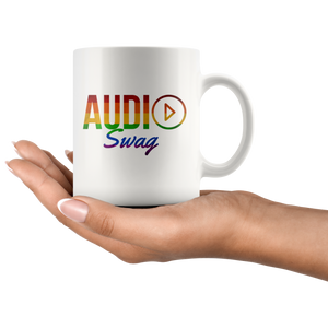 Audio Swag Rainbow Logo Mug - Audio Swag