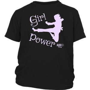 Girl Power Karate Youth T-shirt - Audio Swag