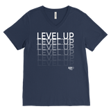 Level Up Fade Mens V-neck T-shirt