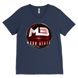 MAXXBEATS Laser Logo Mens V-Neck T-shirt - Audio Swag