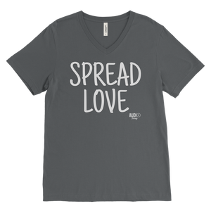 Spread Love Mens V-neck T-shirt - Audio Swag