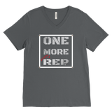One More Rep Mens V-neck T-shirt - Audio Swag