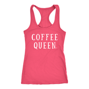 Coffee Queen Ladies Racerback Tank Top - Audio Swag