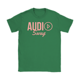 Audio Swag Peach Logo Ladies T-shirt