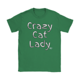 Crazy Cat Lady Ladies T-shirt - Audio Swag