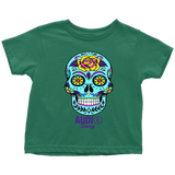 Sugar Skull Rose Toddler T-shirt - Audio Swag
