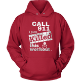 Killed This Workout Fitness Hoodie - Audio Swag