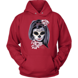 Day Of The Dead Woman Hoodie - Audio Swag
