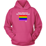 Kiss Whoever The F*#k You Want Hoodie - Audio Swag