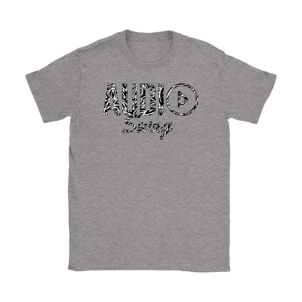 Audio Swag Zebra Logo Ladies T-shirt - Audio Swag