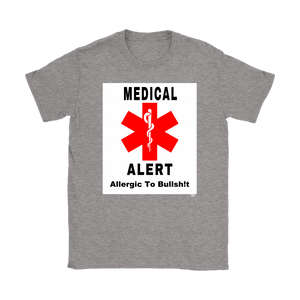 Medical Alert Ladies T-shirt - Audio Swag