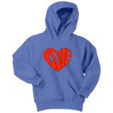 Love Heart Graphic Youth Hoodie - Audio Swag