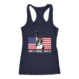 Ms Liberty Hey Girl, Hey Ladies Racerback Tank - Audio Swag