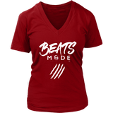 Beats Mode Ladies V-Neck Tee by Audio Swag - Audio Swag