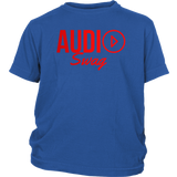 Audio Swag Red Logo Youth Tee - Audio Swag