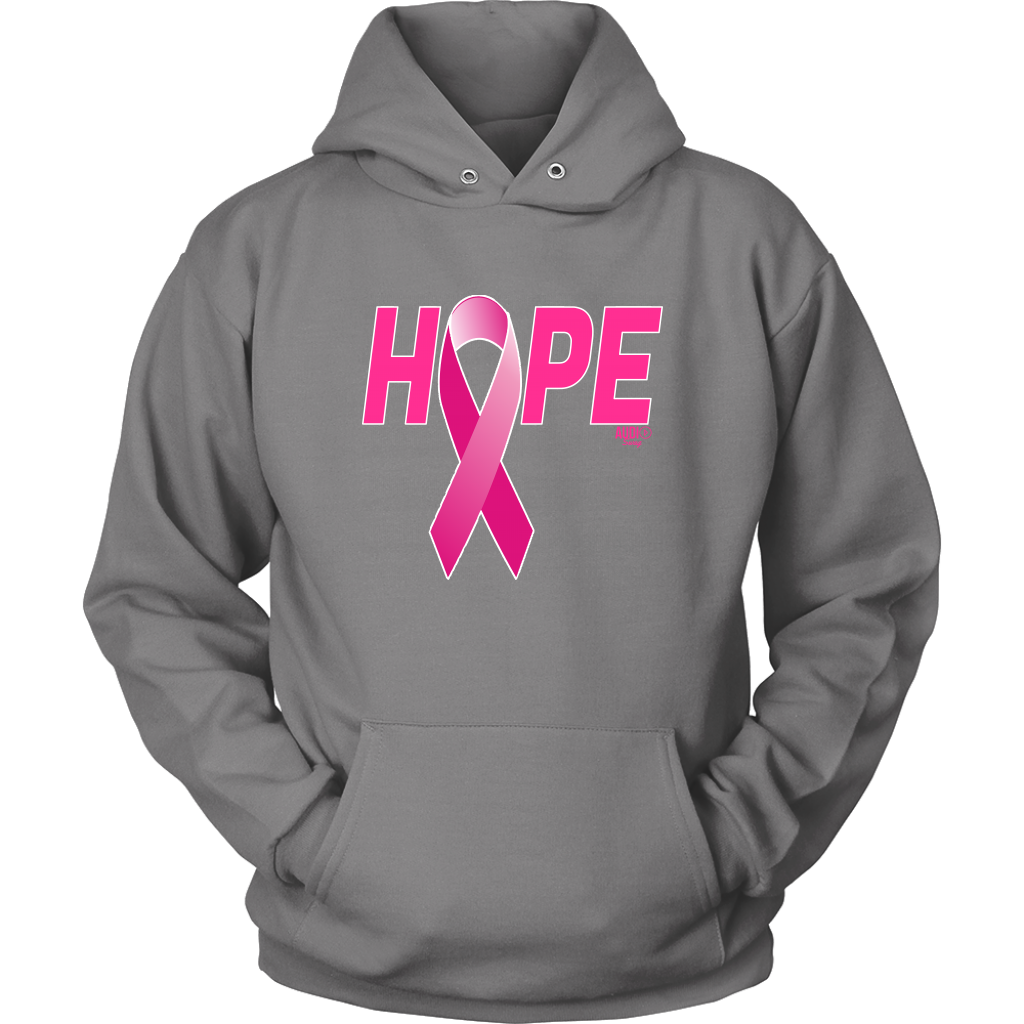 Breast Cancer Awareness Ribbon Hope Hoodie - Audio Swag