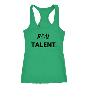 Real Talent Ladies Racerback Tank - Audio Swag