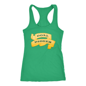 Goal Digger Ladies Racerback Tank Top - Audio Swag