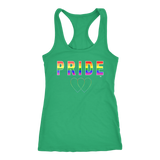 Pride Love Is Love Ladies Racerback Tank - Audio Swag