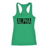 Alpha Ladies Racerback Tank Top