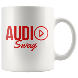 Audio Swag Red Logo Mug - Audio Swag