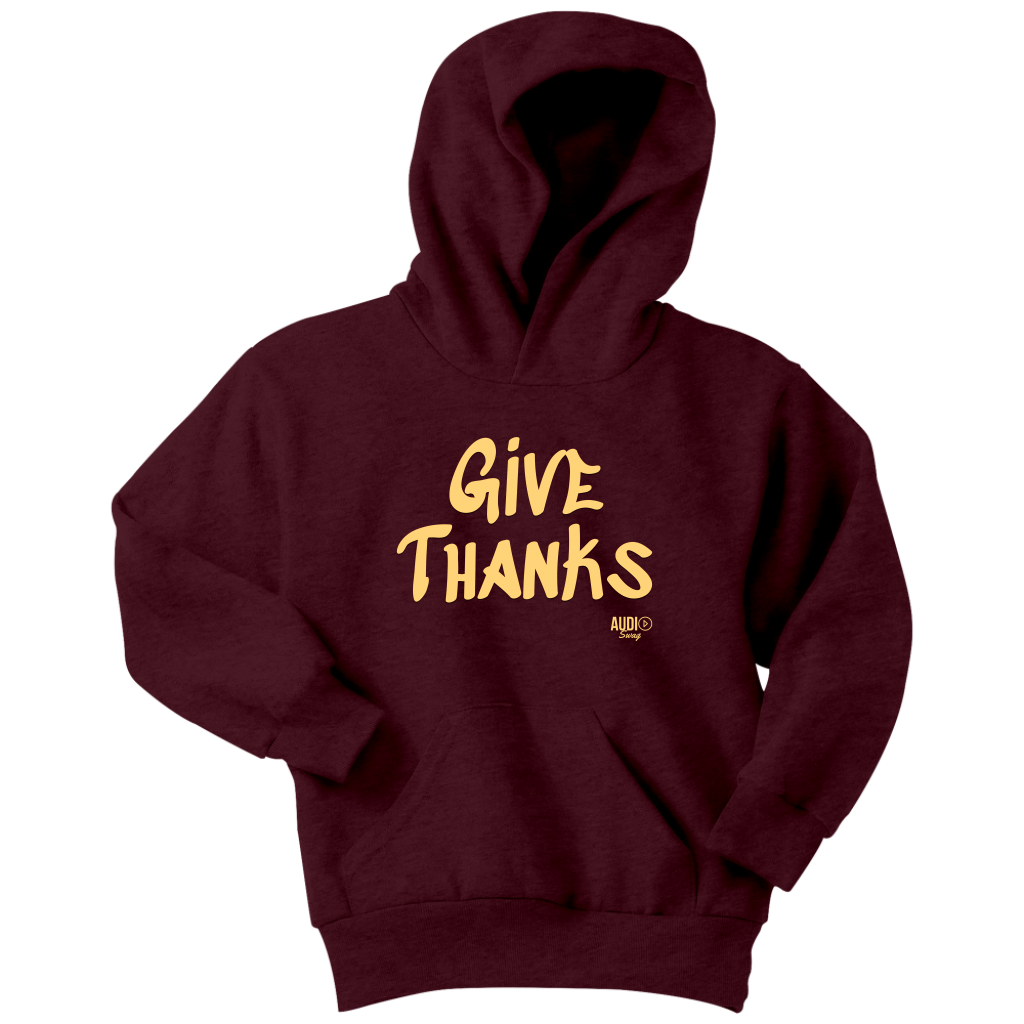 Give Thanks Youth Hoodie - Audio Swag