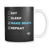 Eat Sleep Make Beats Repeat Mug