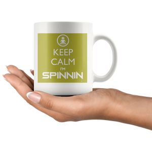 Keep Calm Im Spinnin Mug - Audio Swag