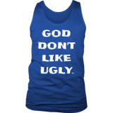 God Don't Like Ugly Mens Tank Top - Audio Swag