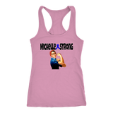 Michelle Strong Ladies Racerback Tank Top - Audio Swag
