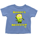 Daddy's Monster Toddler T-shirt - Audio Swag