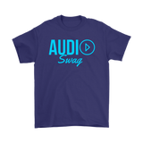 Audio Swag Blue Logo Mens T-shirt - Audio Swag