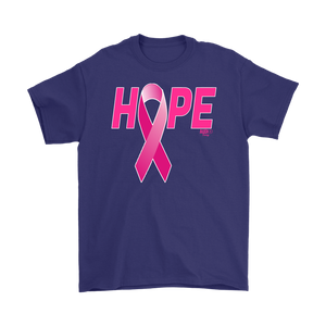 Breast Cancer Awareness Ribbon Hope Mens T-shirt - Audio Swag