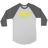 Audio Swag Yellow Logo Raglan - Audio Swag