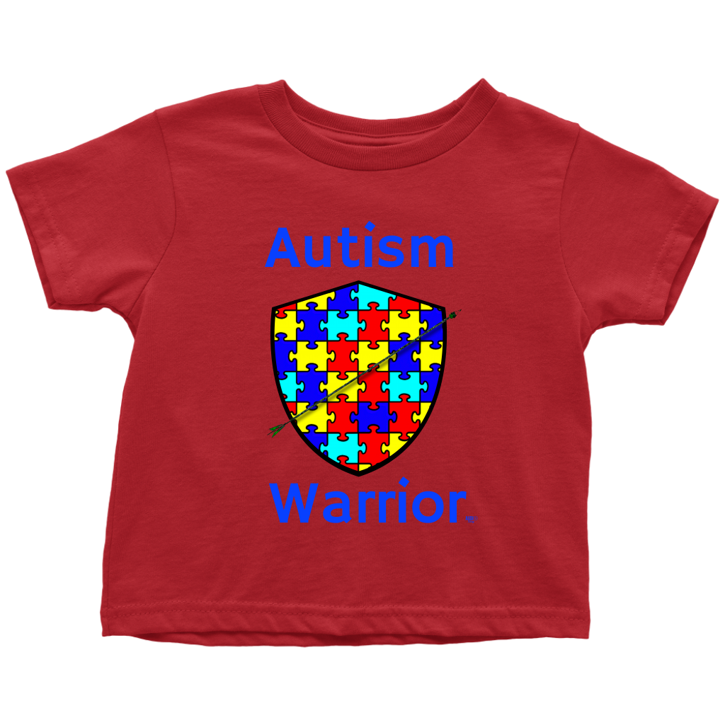 Autism Warrior Toddler T-shirt - Audio Swag